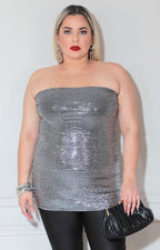 Jumpsuit corto plata - PALAZZO XL Boutiquemirel 