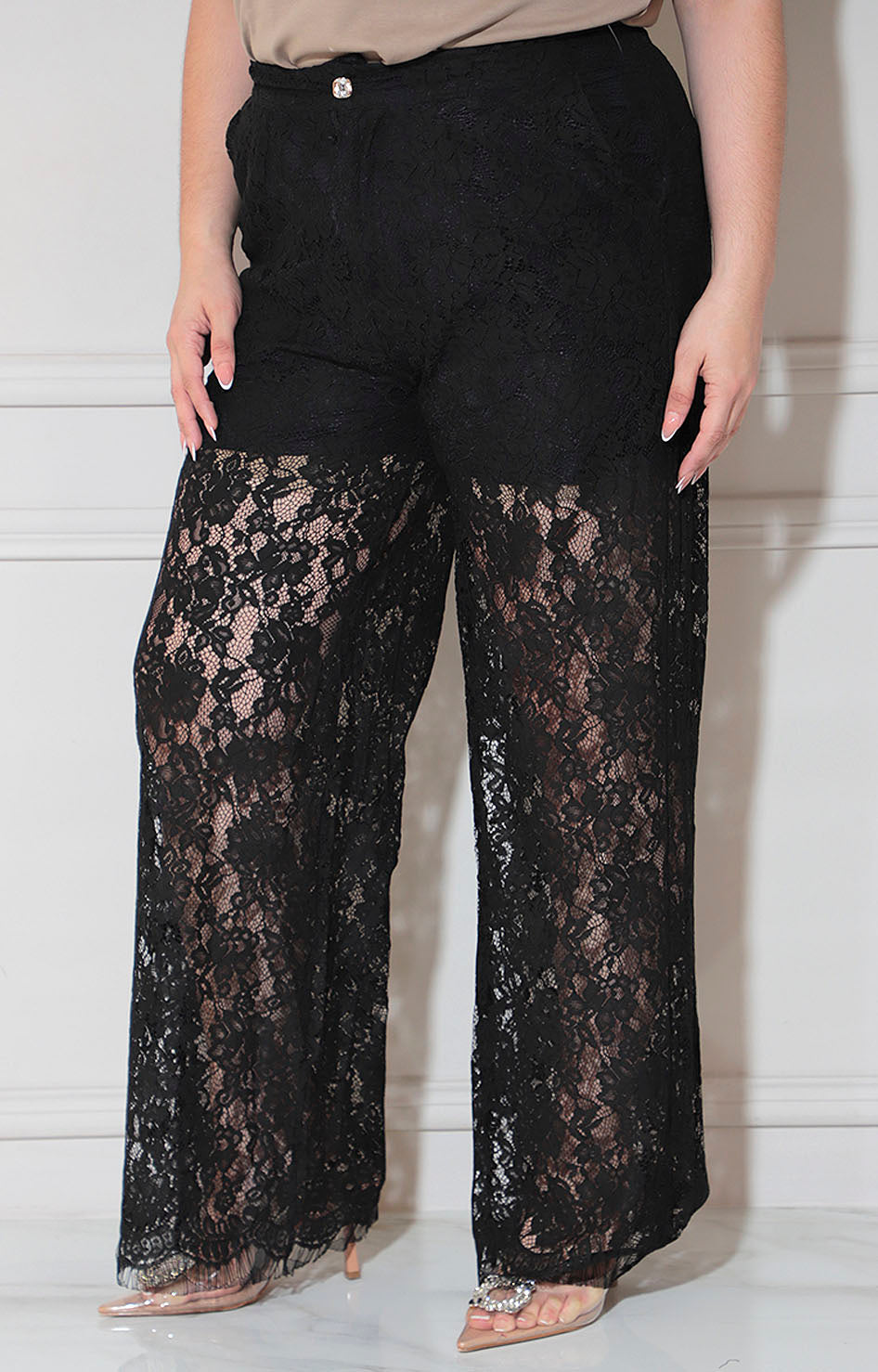 Pantalón denim negro