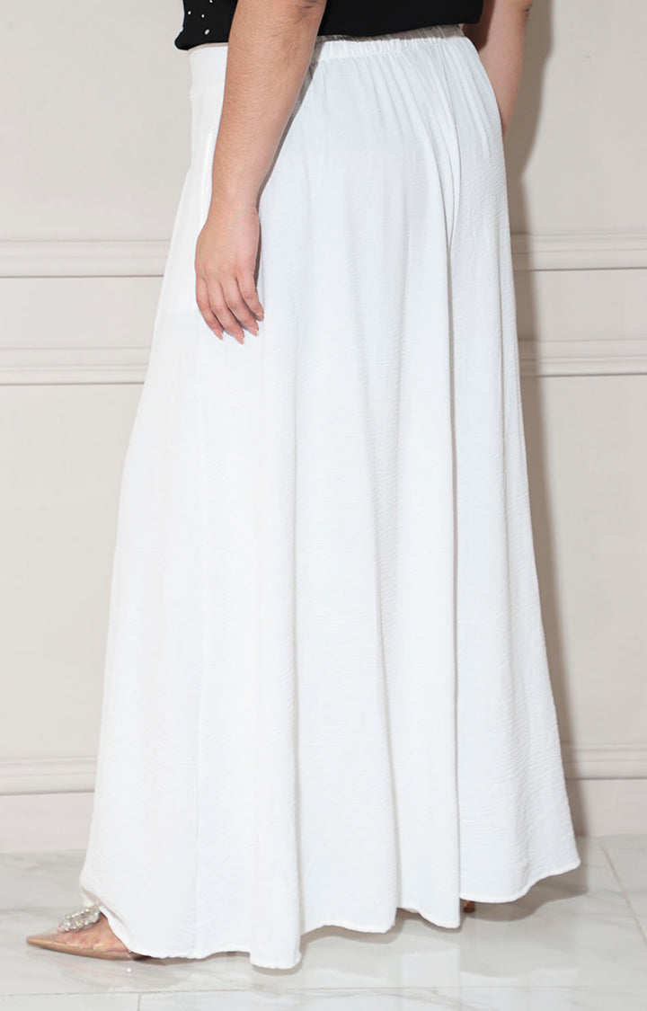 Pantalón blanco amplio