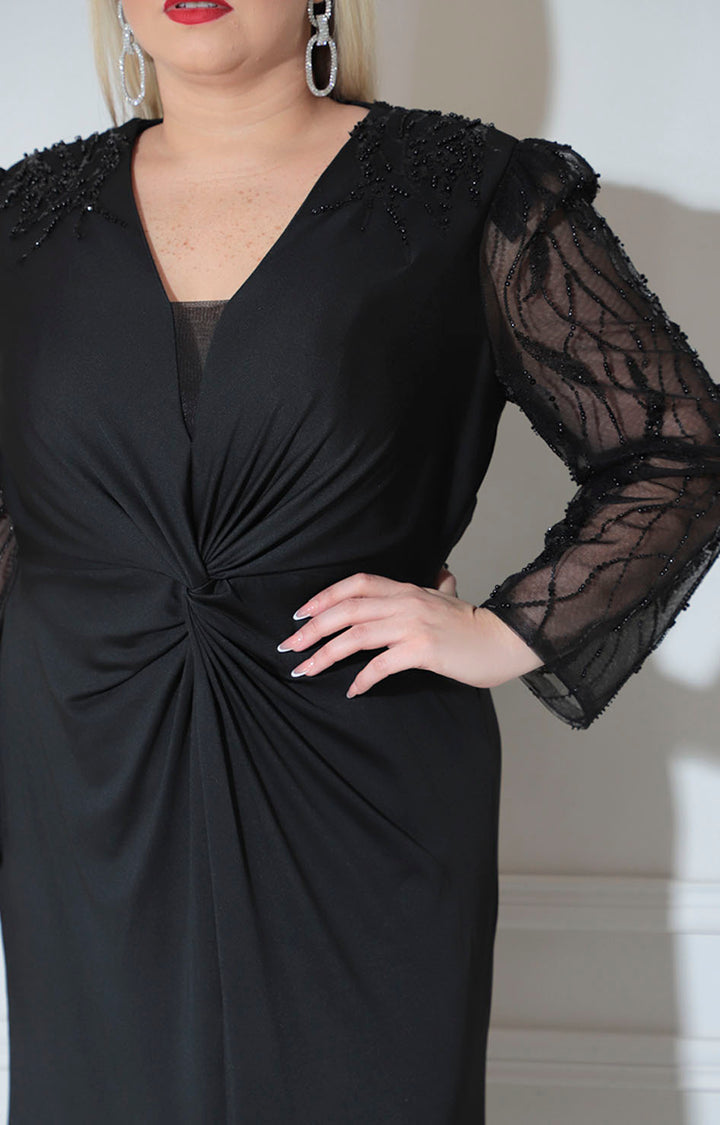 Vestido negro de gala