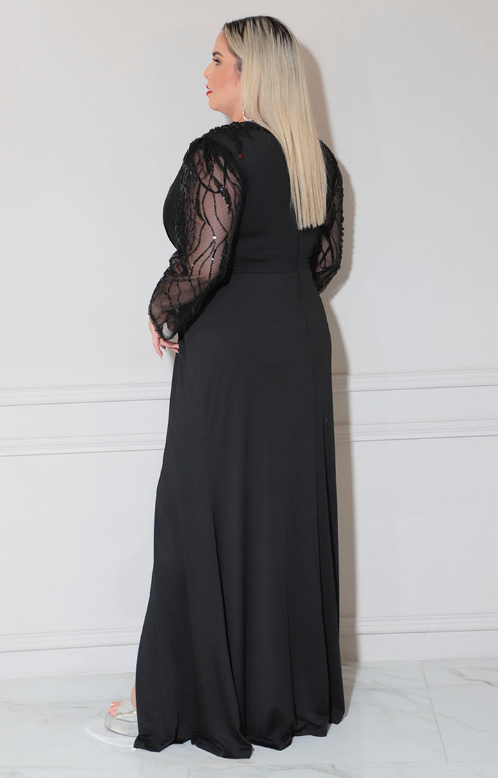 Vestido negro de gala