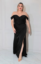 Vestido formal negro - VESTIDO XL Boutiquemirel 