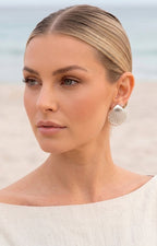 Aretes en forma 3D plata