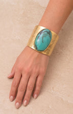 Pulsera dorada ambar