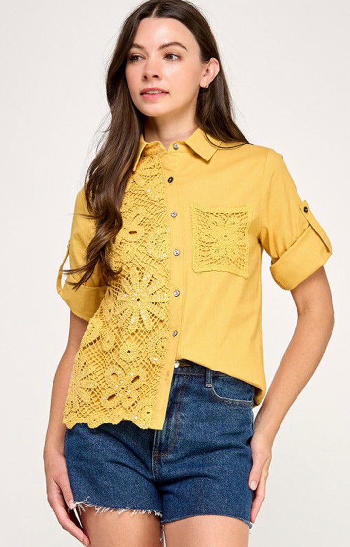 Camisera mostaza - BLUSA Boutiquemirel 