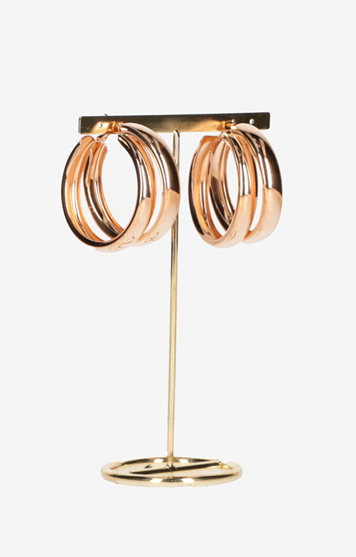 Arracada doble dorada - ARETE Boutiquemirel 