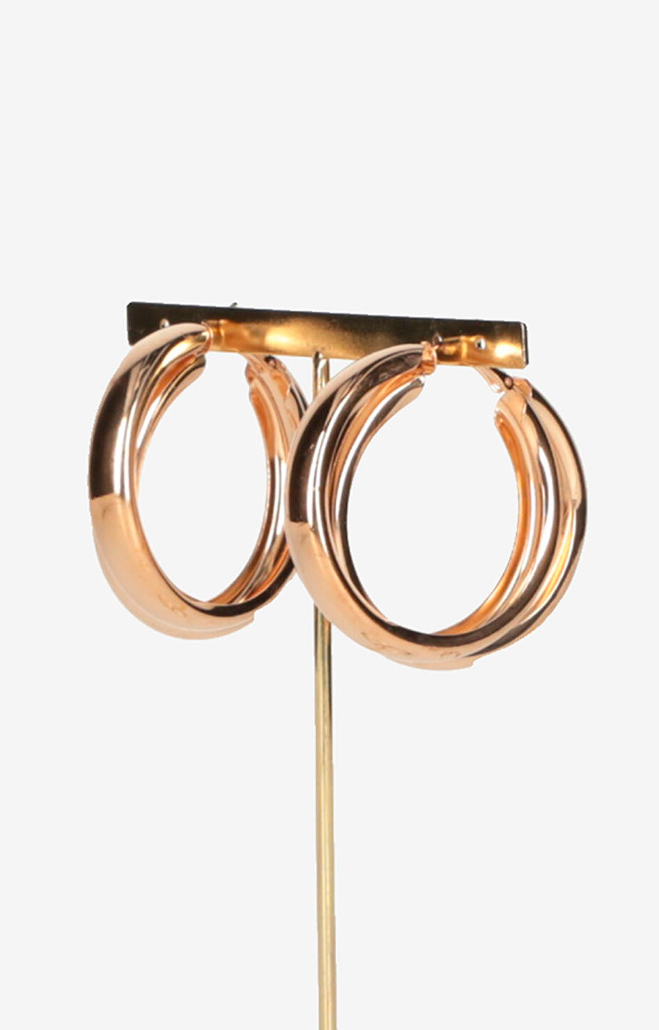 Arracada doble dorada - ARETE Boutiquemirel 