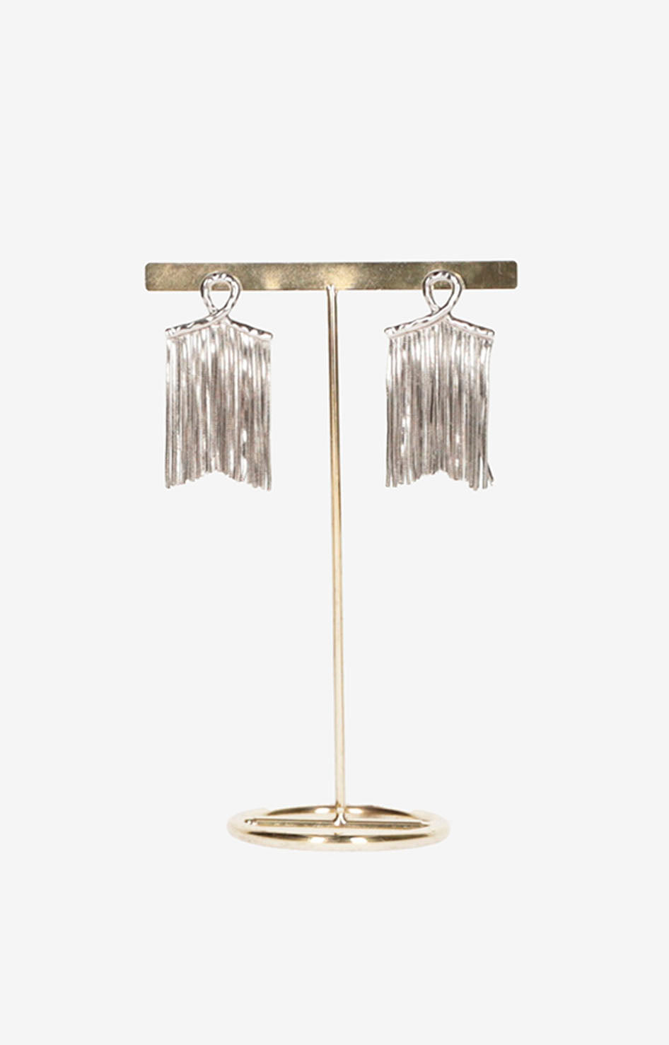 Arete plata con flecos - ARETE Boutiquemirel 