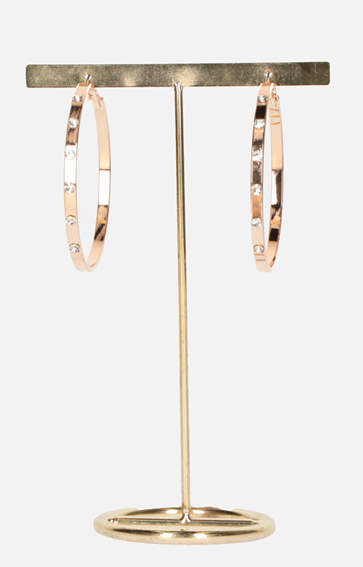 Arracada dorada con piedras - ARETE Boutiquemirel 