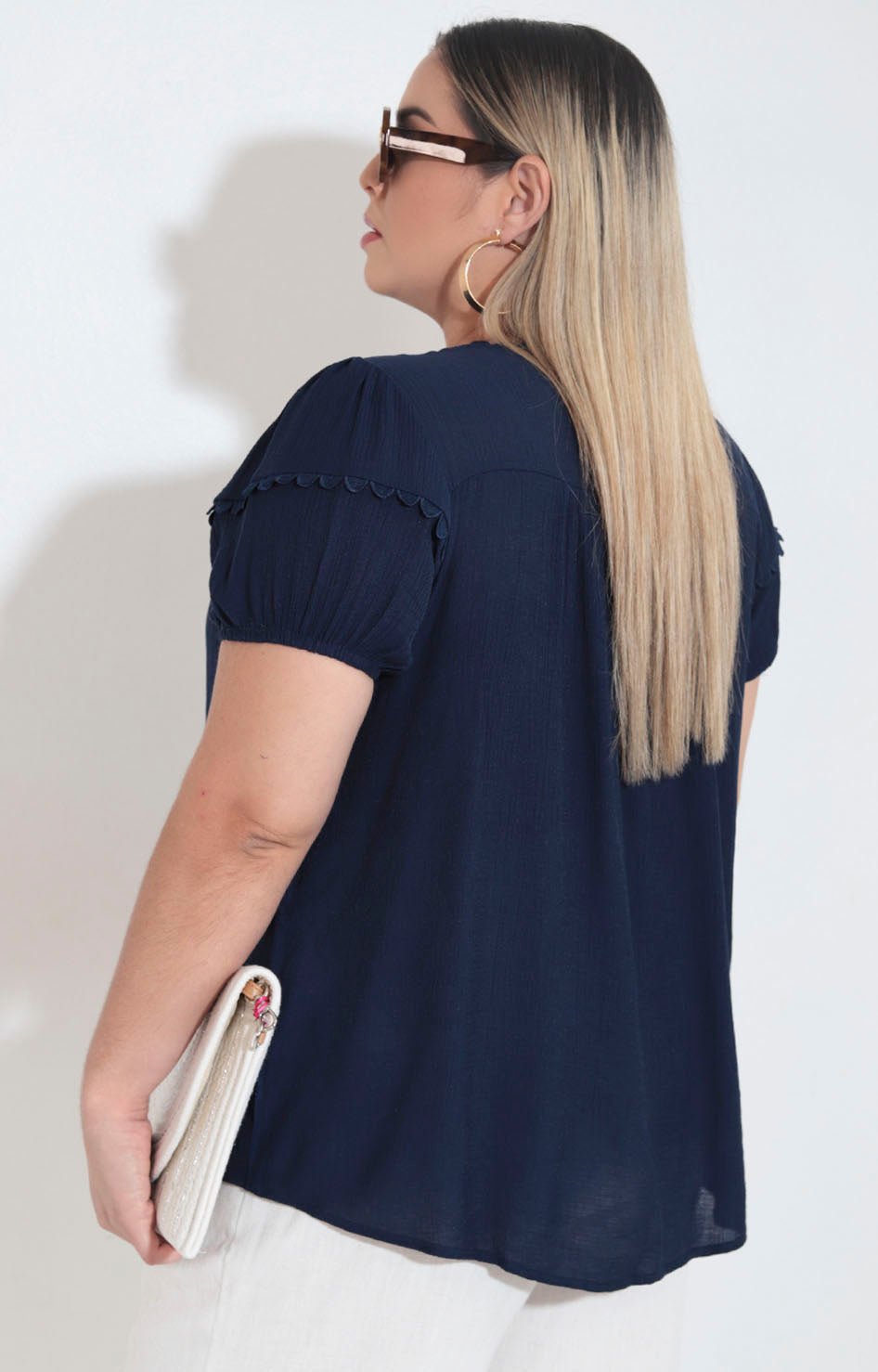 Blusa azul marino - BLUSA XL Boutiquemirel 