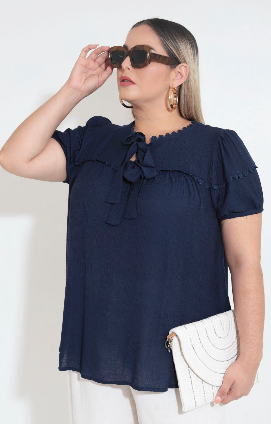 Blusa azul marino - BLUSA XL Boutiquemirel 