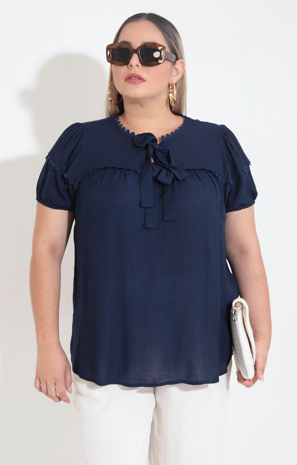 Blusa azul marino - BLUSA XL Boutiquemirel 