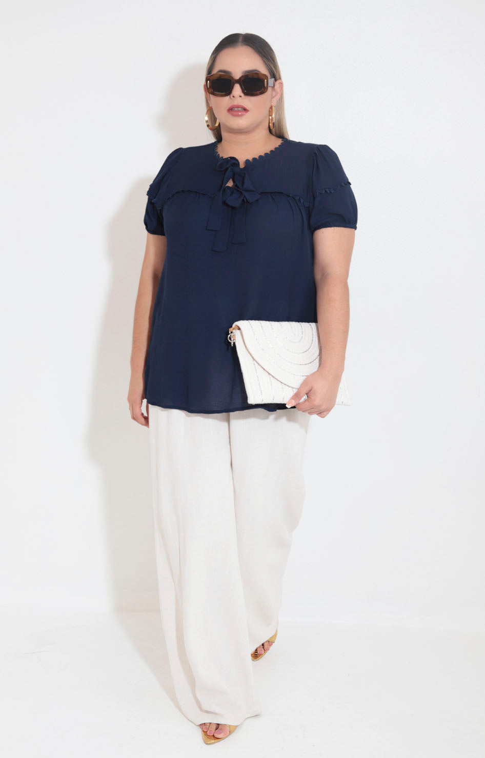 Blusa azul marino - BLUSA XL Boutiquemirel 