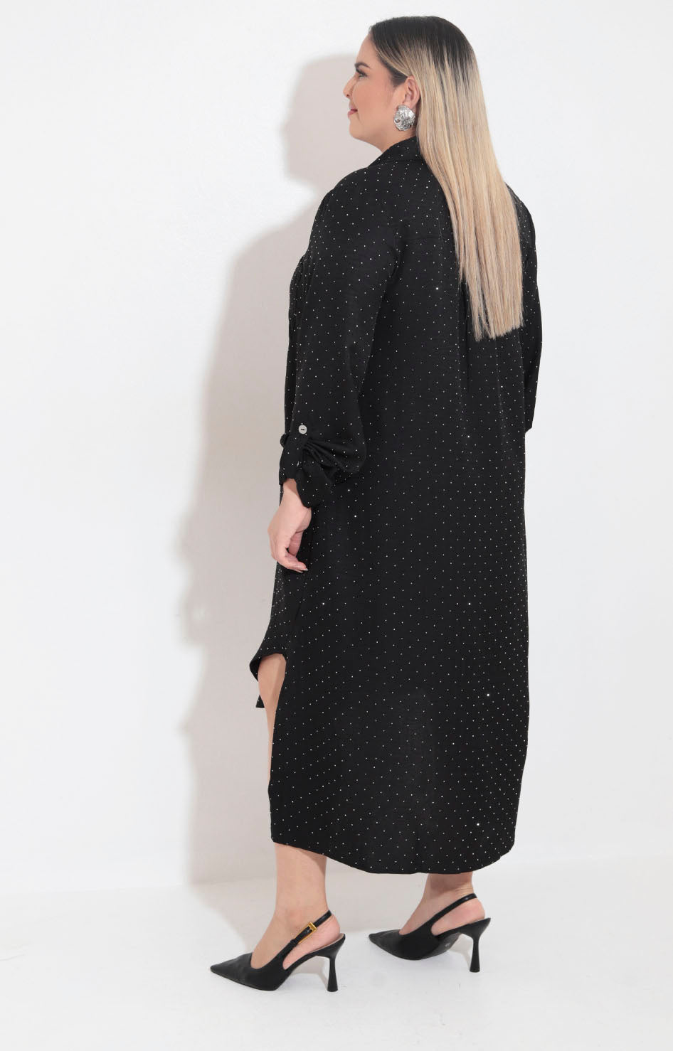 Vestido camisero negro - VESTIDO XL Boutiquemirel 