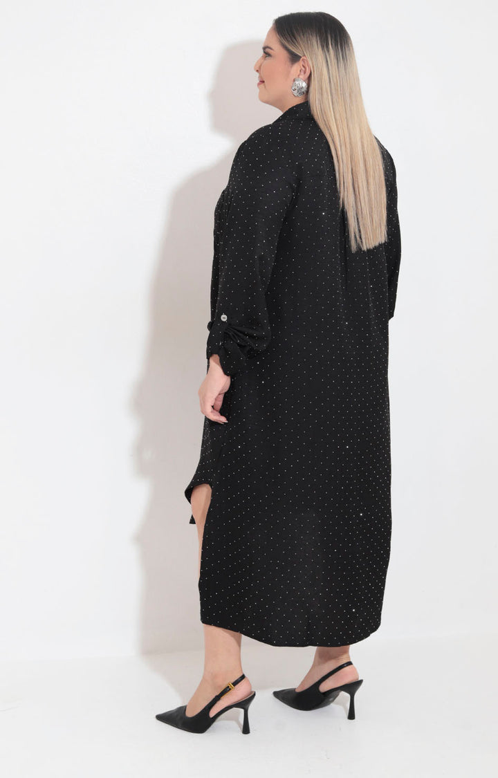 Vestido camisero negro - VESTIDO XL Boutiquemirel 