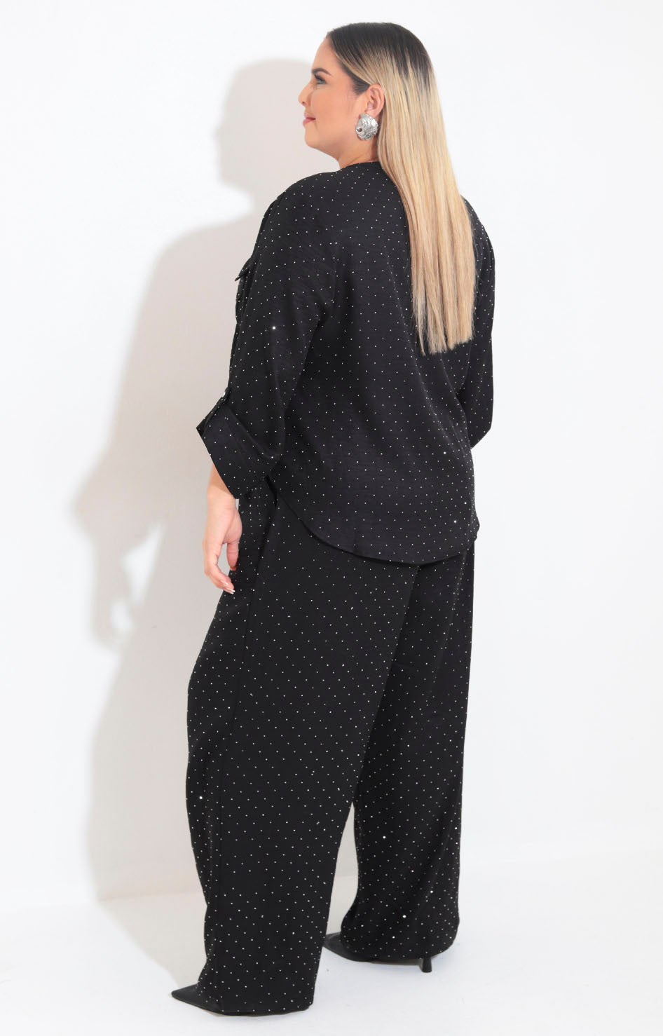 Conjunto negro con brillos - CONJUNTO Boutiquemirel 