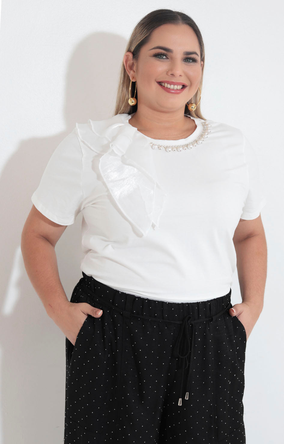 Blusa blanca - BLUSA XL Boutiquemirel 