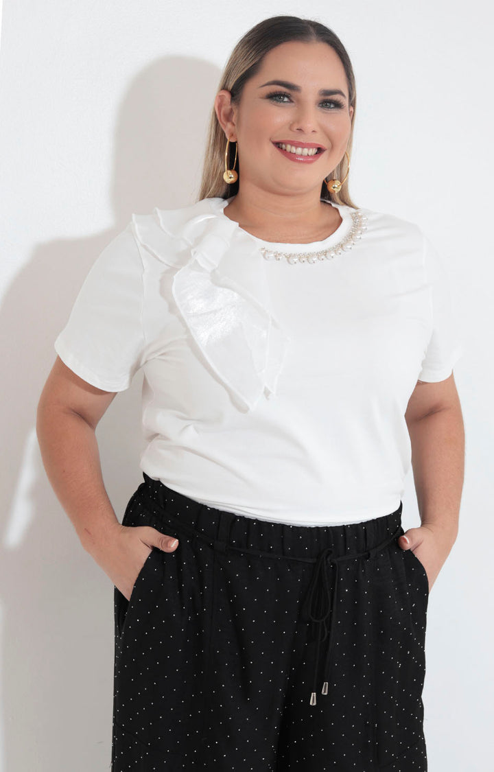 Blusa blanca - BLUSA XL Boutiquemirel 