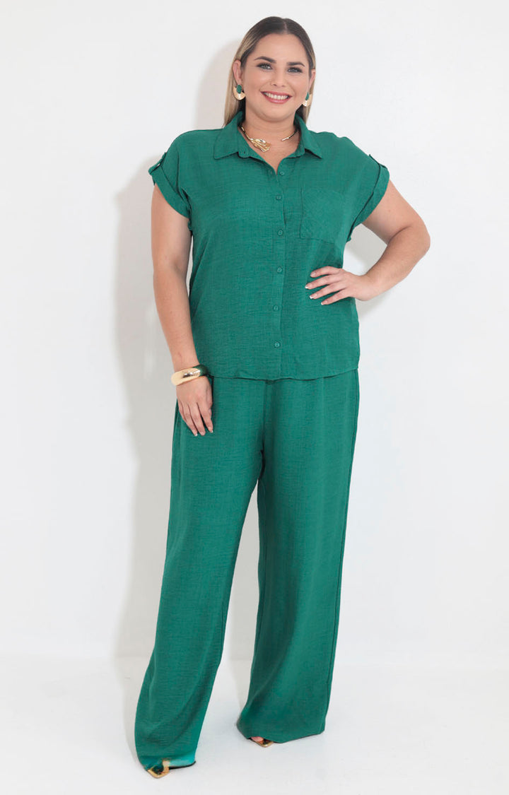 Conjunto verde - CONJUNTO Boutiquemirel 