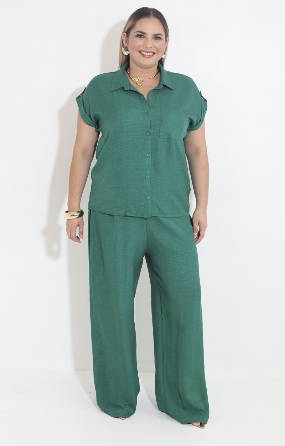 Conjunto verde - CONJUNTO Boutiquemirel 