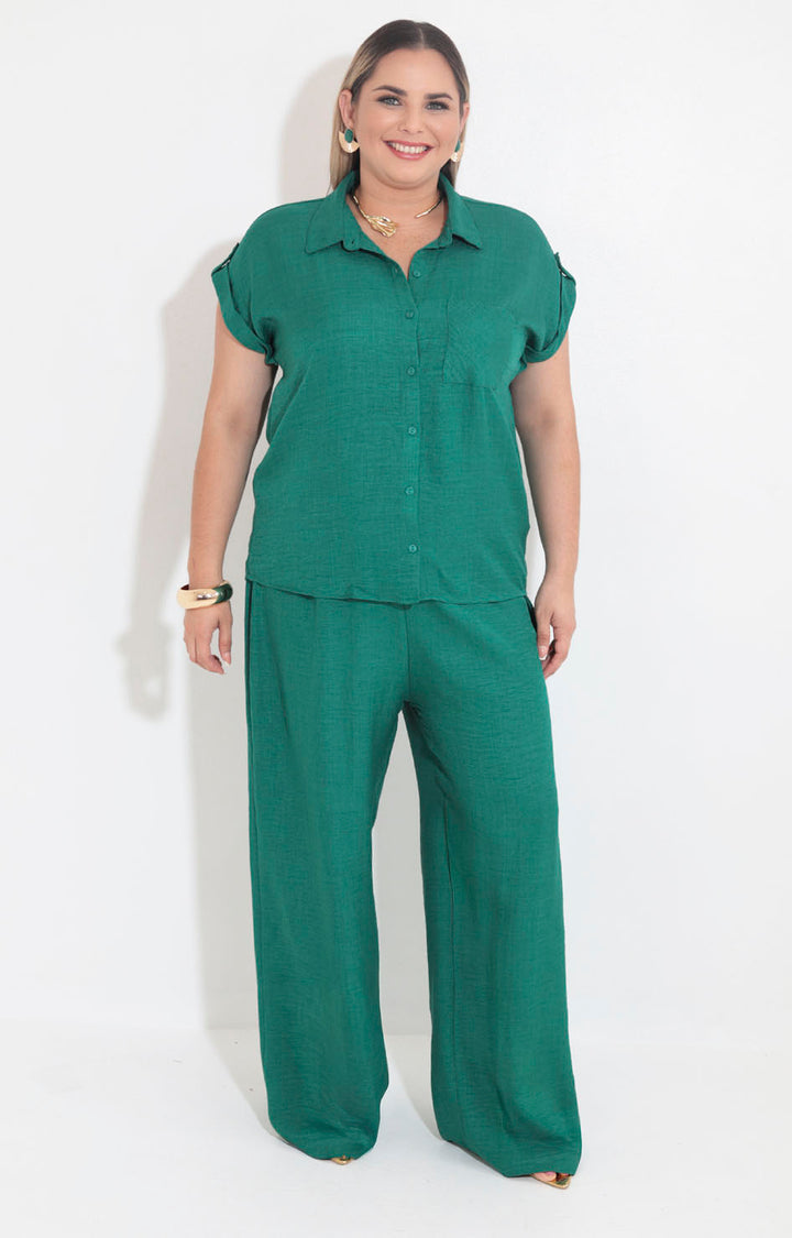 Conjunto verde - CONJUNTO Boutiquemirel 