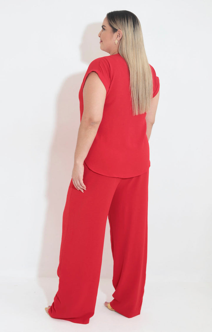 Conjunto rojo - CONJUNTO Boutiquemirel 