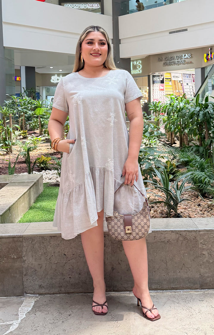 Vestido fresco - VESTIDO LARGO CURVY Boutiquemirel 