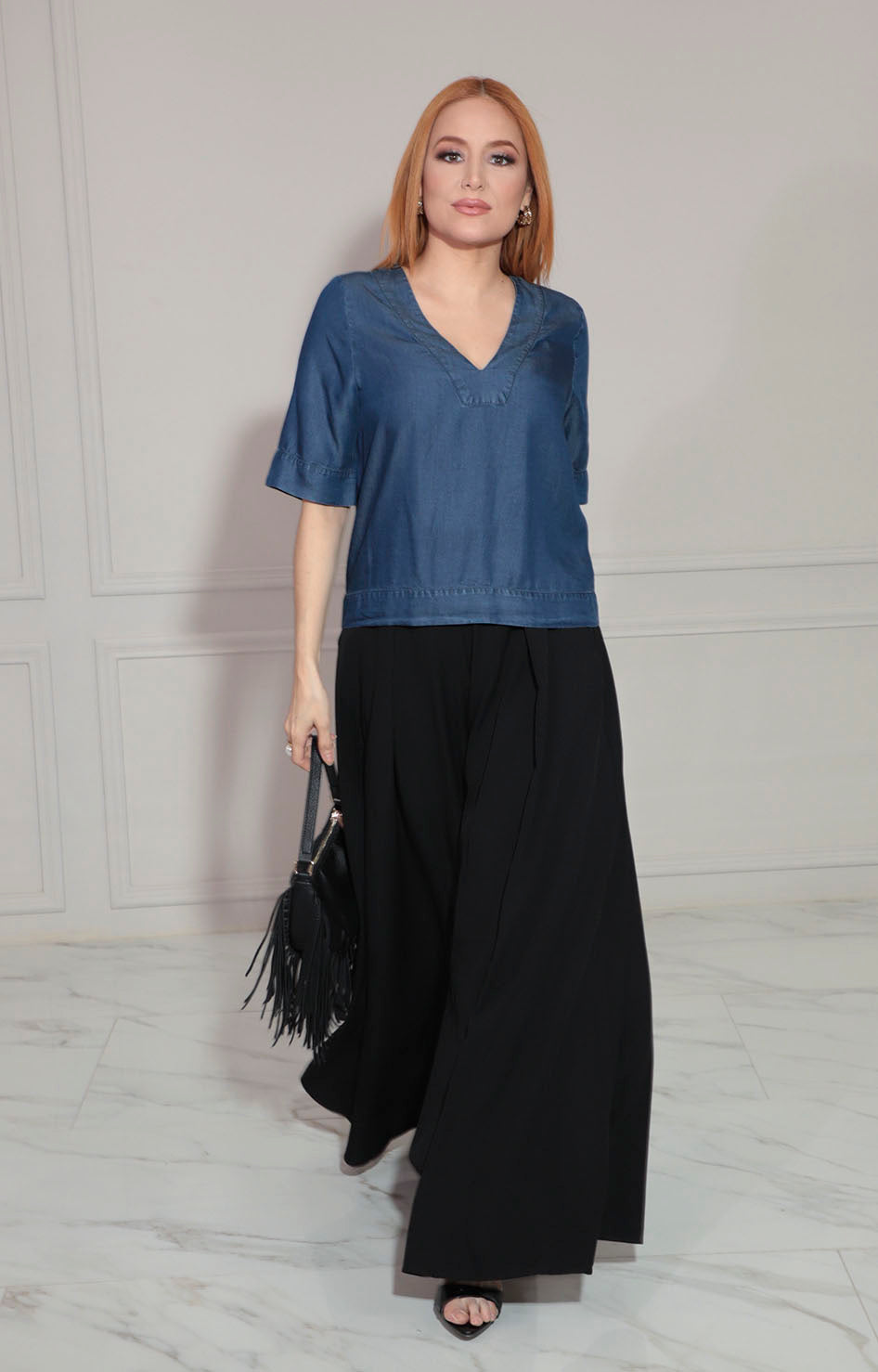 Blusa de mezclilla - BLUSA Boutiquemirel 