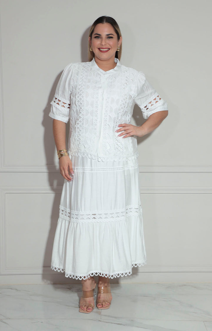 Conjunto blanco - CONJUNTO XL Boutiquemirel 