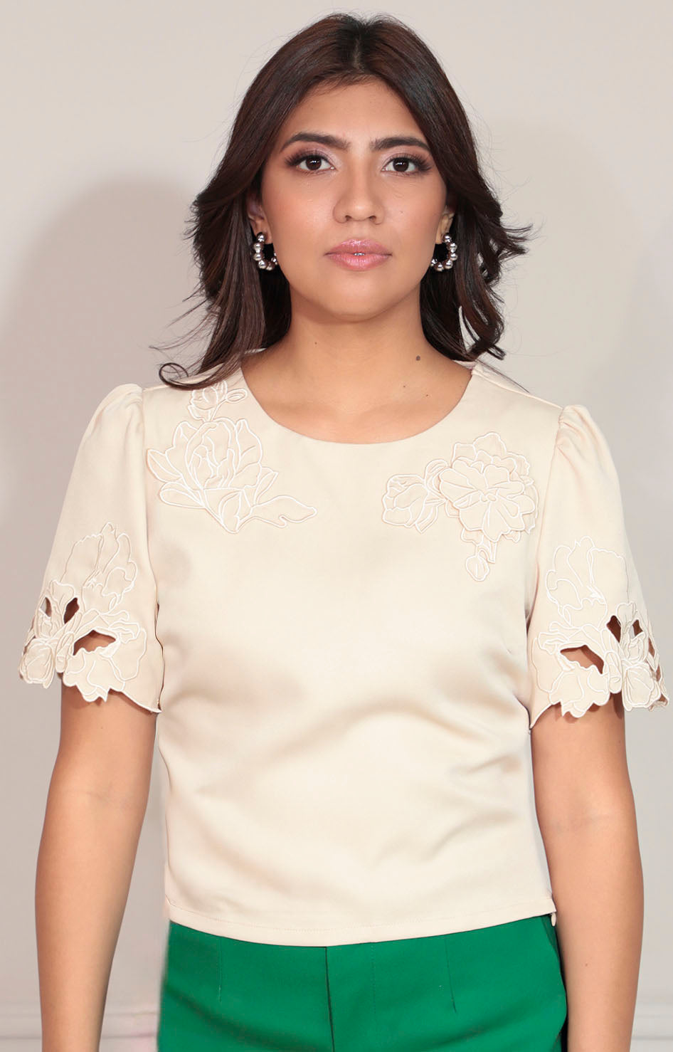 Blusa beige - BLUSA Boutiquemirel 