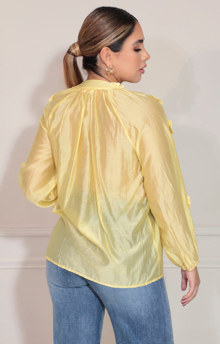 Camisera amarilla - BLUSA Boutiquemirel 