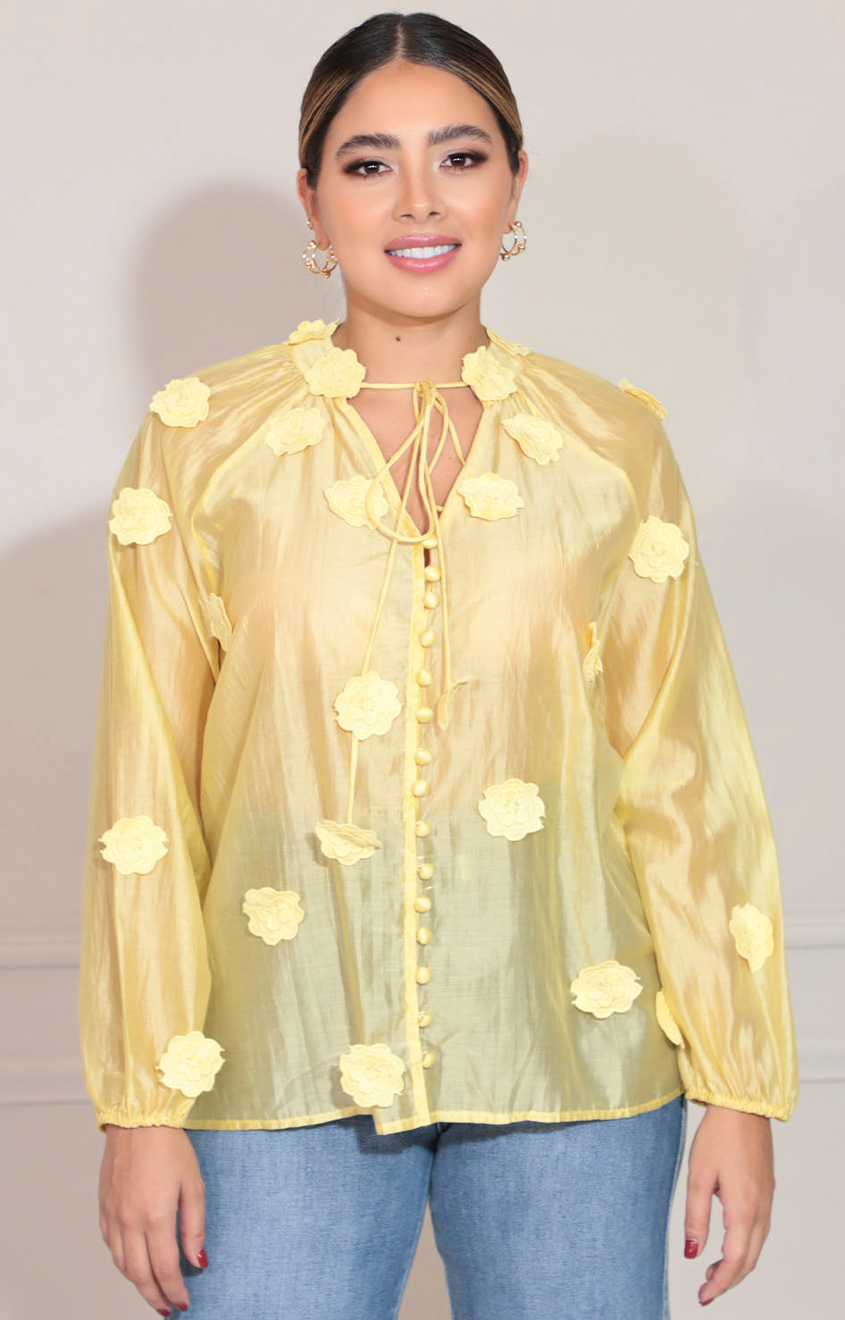 Camisera amarilla - BLUSA Boutiquemirel 