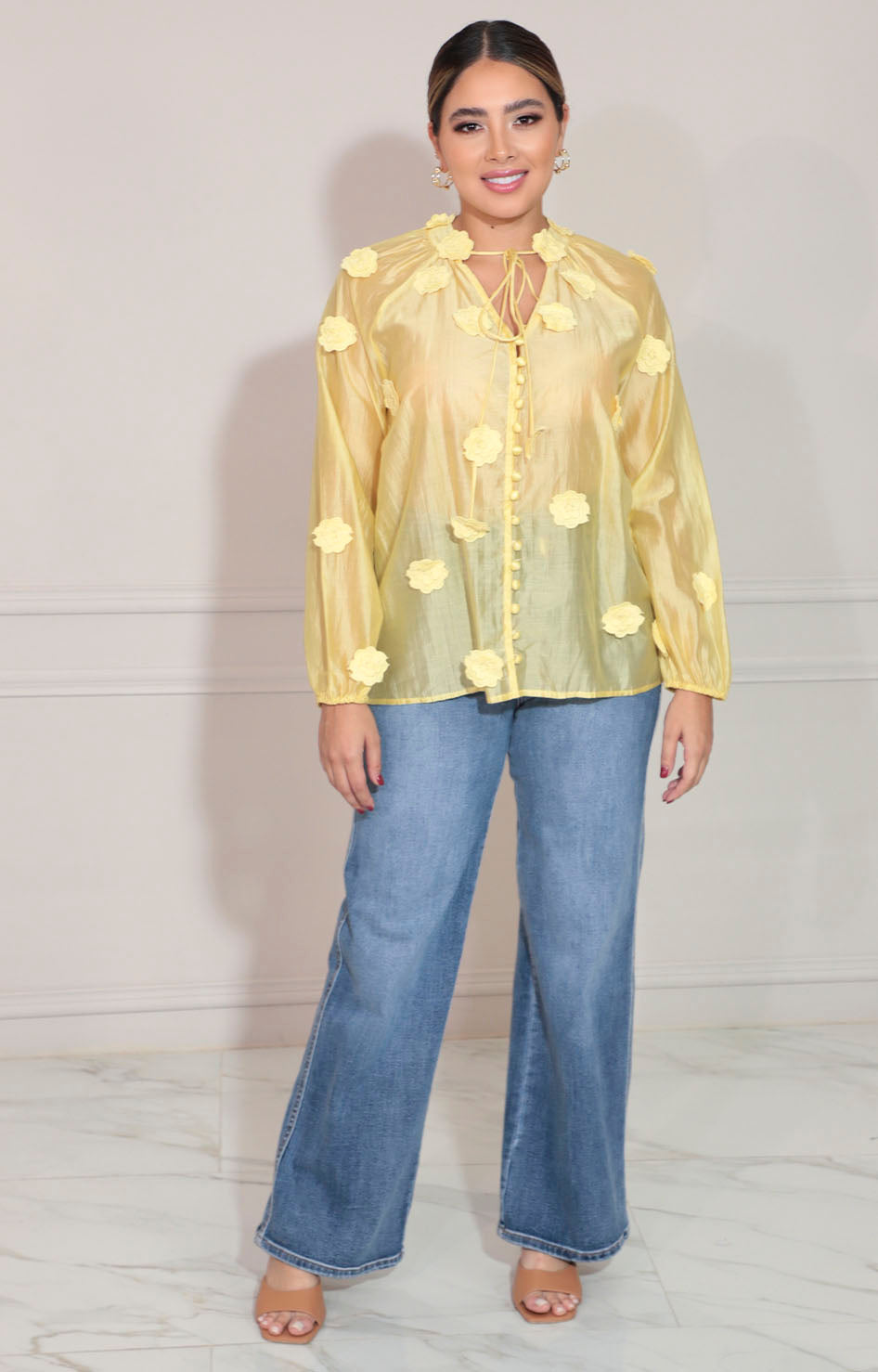 Camisera amarilla - BLUSA Boutiquemirel 