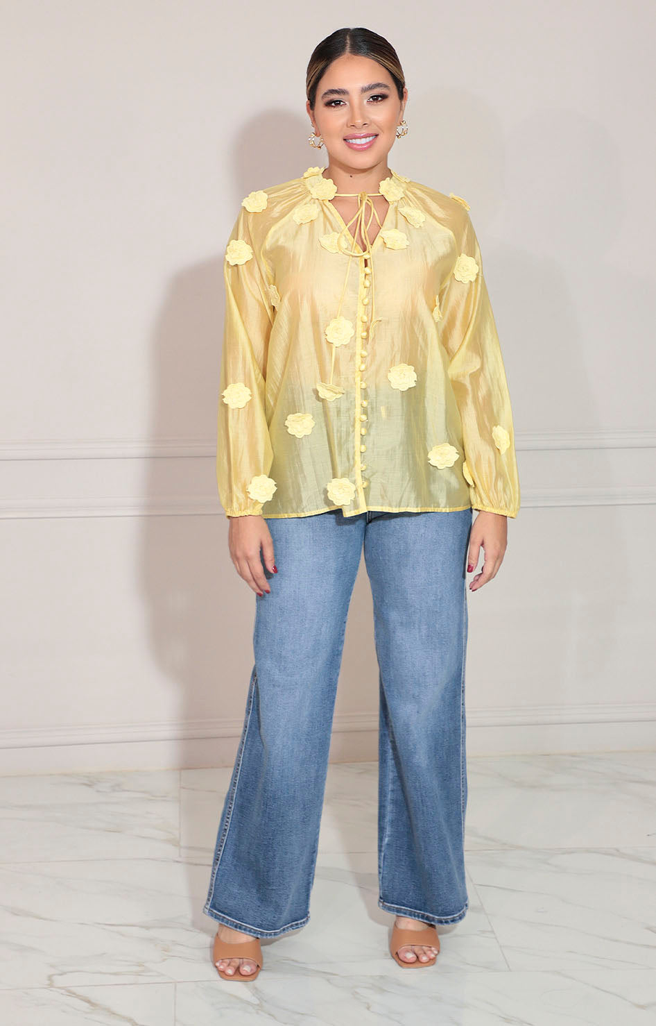 Camisera amarilla - BLUSA Boutiquemirel 