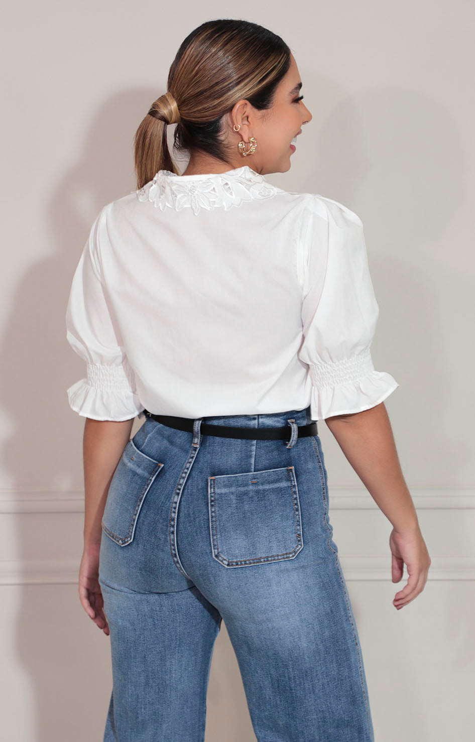 Blusa blanca - BLUSA Boutiquemirel 