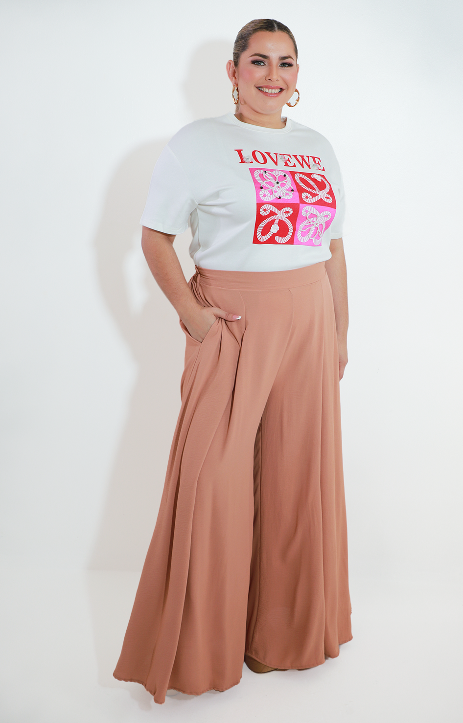 Pantalón rosa amplio - PANTALON Boutiquemirel 
