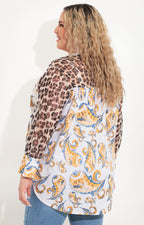 Blusa estampada manga larga - BLUSA Boutiquemirel 
