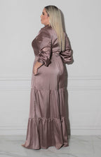 Palazzo café satinado - PALAZZO XL Boutiquemirel 