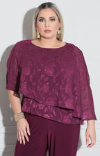Palazzo morado con solapa - PALAZZO XL Boutiquemirel 