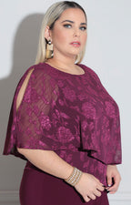 Palazzo morado con solapa - PALAZZO XL Boutiquemirel 