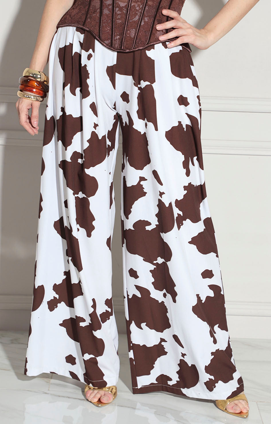 Pantalón blanco cow