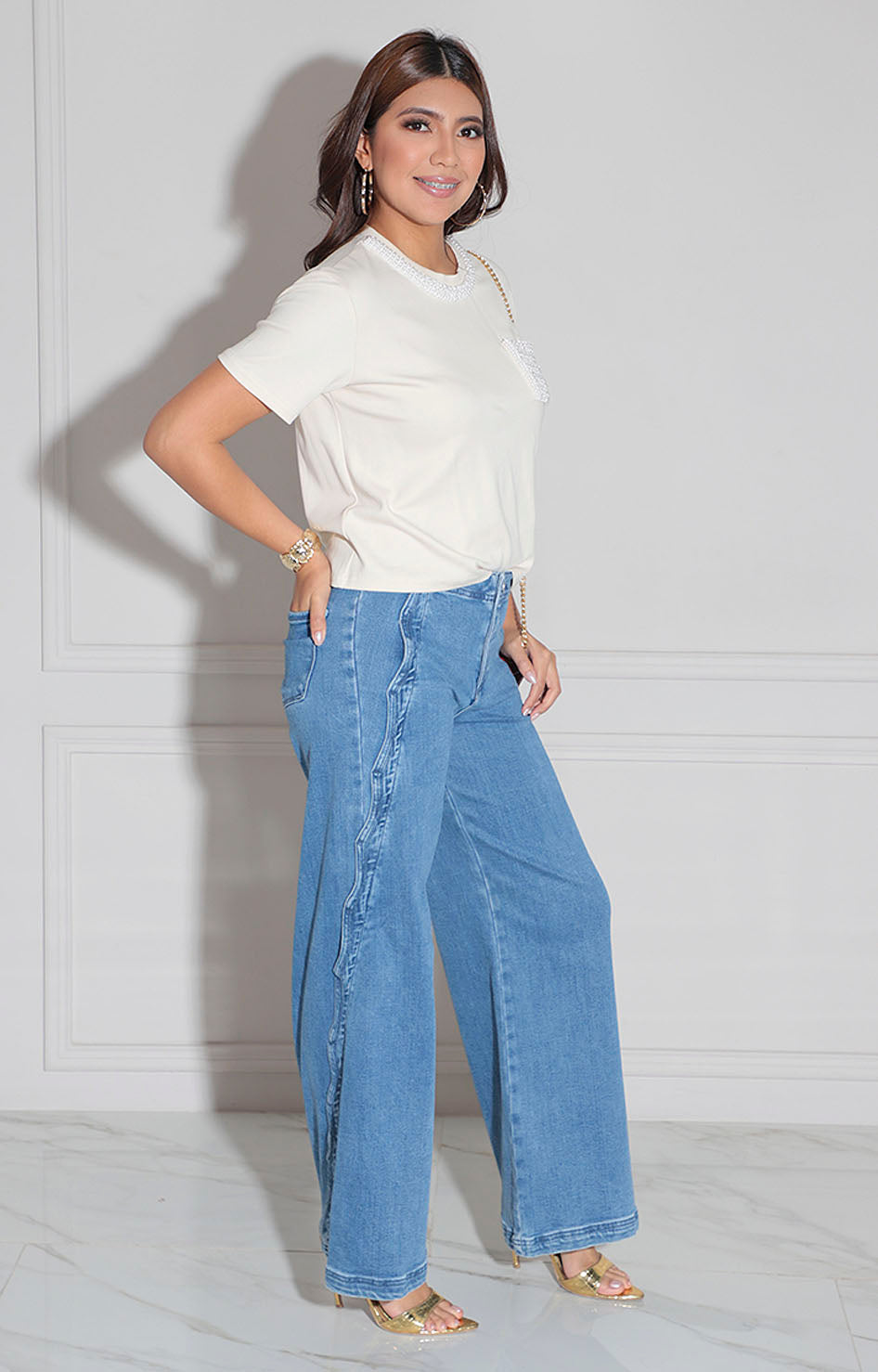 Pantalón de mezclilla