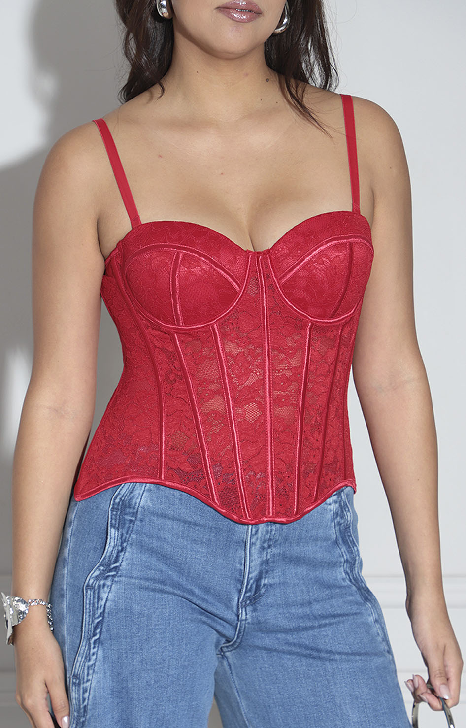 Blusa roja de tirantes