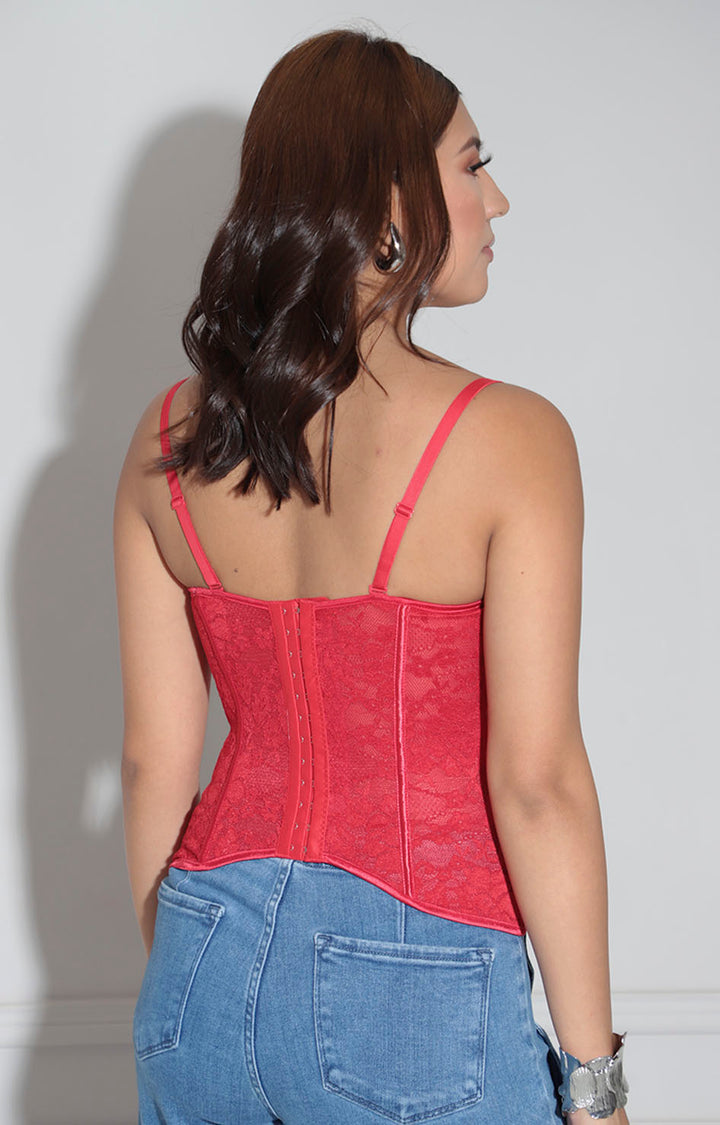Blusa roja de tirantes