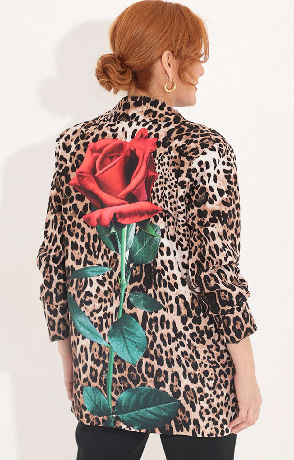 Saco beige estampado - SACO Boutiquemirel 