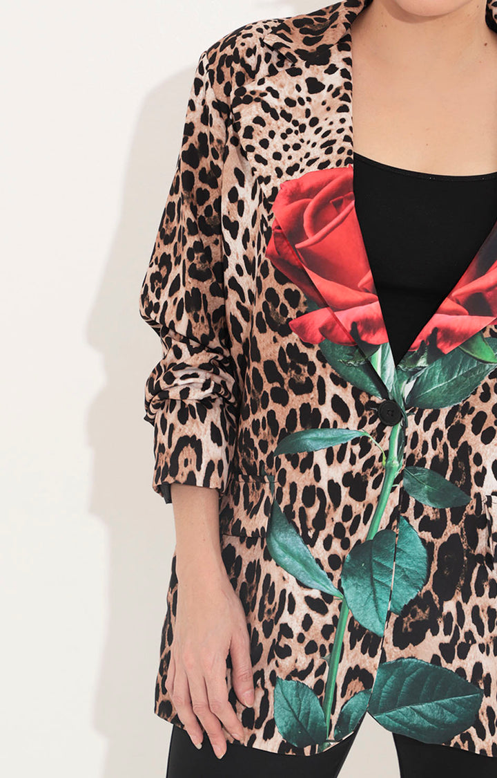 Saco beige estampado - SACO Boutiquemirel 