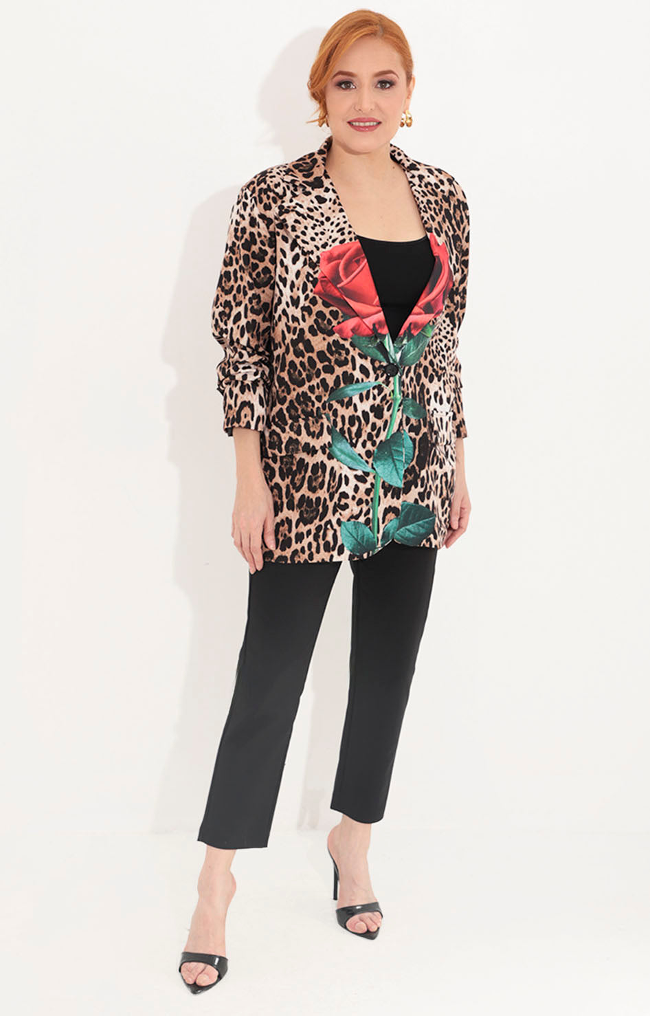 Saco beige estampado - SACO Boutiquemirel 