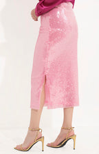 Falda rosa de lentejuela - FALDA Boutiquemirel 