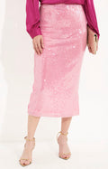Falda rosa de lentejuela - FALDA Boutiquemirel 