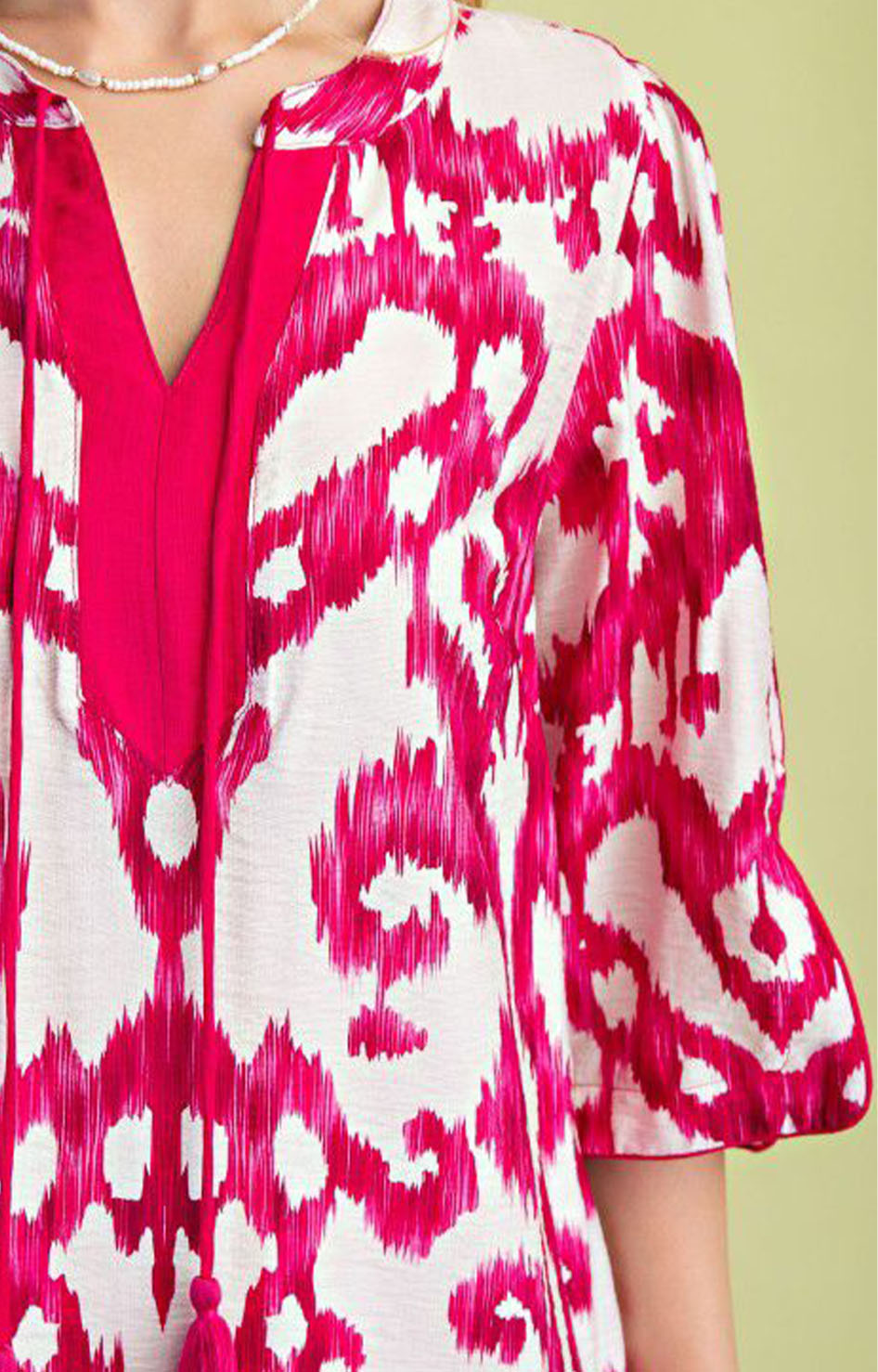 Vestido fucsia estampado - VESTIDO Boutiquemirel 